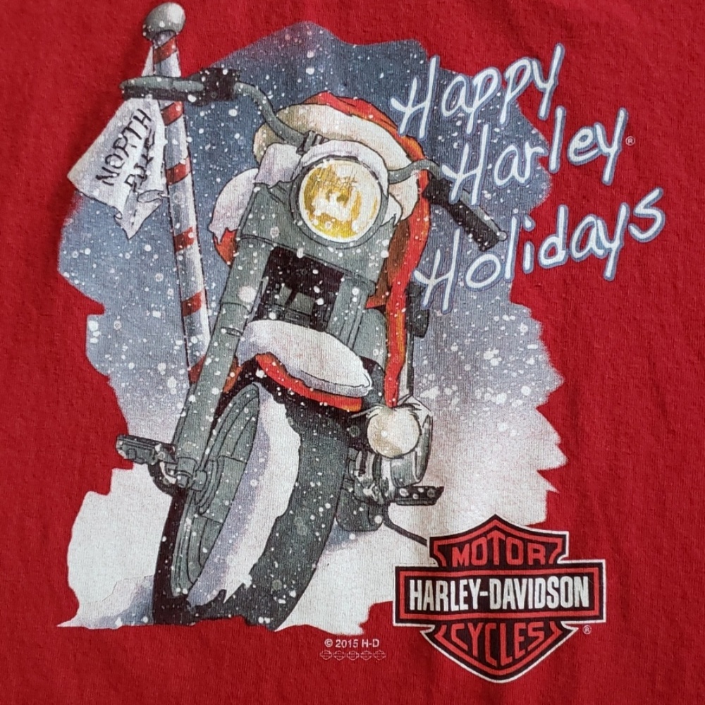 Harley-Davidson Red Holiday Tshirt